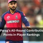 Riyan Parag’s All-Round Contribution: 224 Points in Player Rankings