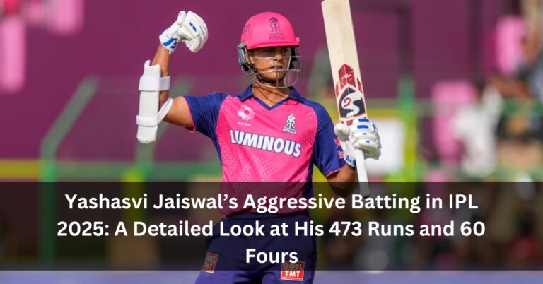 Yashasvi Jaiswal’s Aggressive Batting in IPL 2025: A Detailed Look at His 473 Runs and 60 Fours